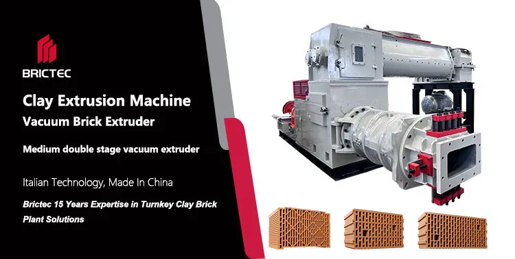 벽돌 제조 기계 중형 양 단계 진공 진압기 0