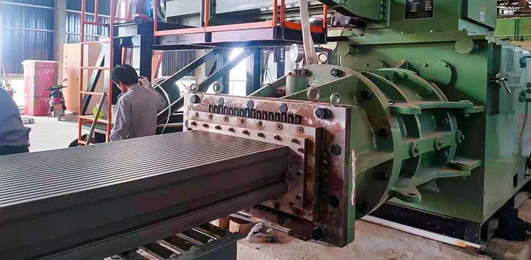 벽돌 제조 기계 중형 양 단계 진공 진압기 1