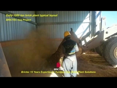브릭텍 벽돌 제조 원자재 처리 기계용 박스 피더